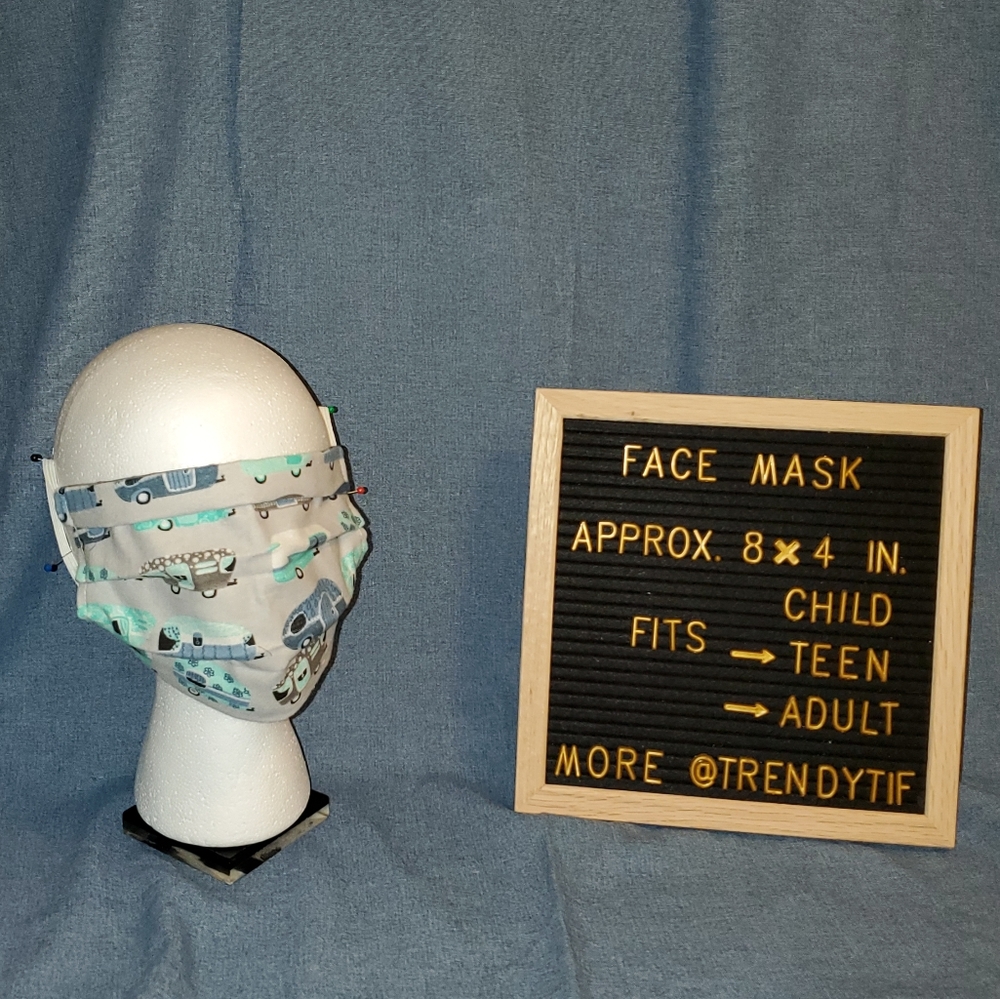 Camper RV Face Covering Mask Shield Washable Reusable